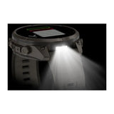 Garmin fenix 9 Pro Solar InReach  - 47mm - Titanium with Pebble Gray Silicone Ban