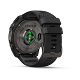 Garmin fenix 9 - 51mm - Carbon Gray DLC Titanium with Black Silicone Band