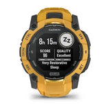 Garmin Instinct 3 – 50 mm, Solar Sunburst with sunburst/grey silicone band