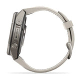 Garmin fenix 9 Pro InReach  - 43mm - Titanium with Fog Gray/Dark Sandstone Silicone Band