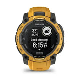 Garmin Instinct 3 – 45 mm, Solar Sunburst with sunburst/grey silicone band