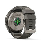 Garmin fenix 9 Pro Solar - 51mm - Titanium with Pebble Gray Silicone Band