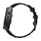 Garmin fenix 9 Pro - 47mm - Carbon Gray DLC Titanium with Black/Pebble Gray Silicone Band