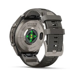 Garmin fenix 9 Pro Solar InReach  - 47mm - Titanium with Pebble Gray Silicone Ban