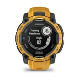 Garmin Instinct 3 – 45 mm, Solar Sunburst with sunburst/grey silicone band