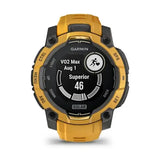 Garmin Instinct 3 – 45 mm, Solar Sunburst with sunburst/grey silicone band