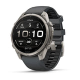Garmin fenix 9 Pro - 47mm - Titanium with Graphite/Black Silicone Band