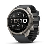 Garmin fenix 9 Pro - 51mm - Titanium with Graphite/Black Silicone Band