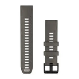 Garmin QuickFit 22 - Pebble Gray/Silver Silicone Band