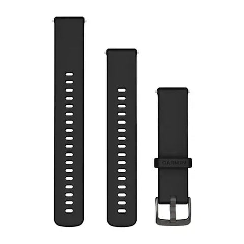 Garmin Quick Release 18mm - Black w/Slate Silicone Band