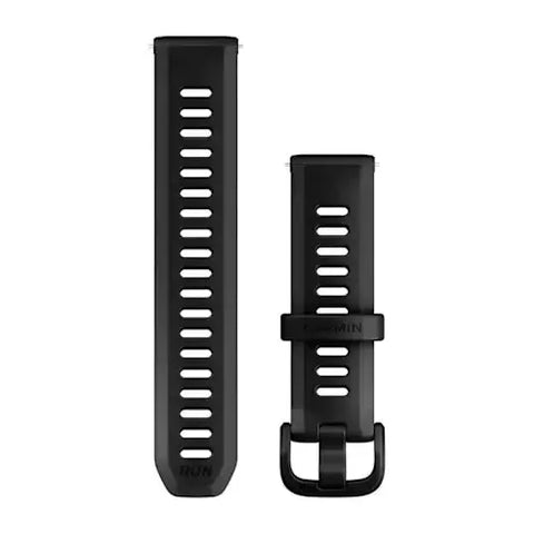 Garmin Quick Release 20mm Silicone Band - Black