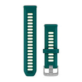 Garmin Quick Release 20mm Silicone Band - Teal Green/Citron