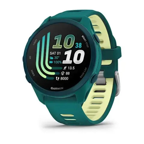 Garmin Forerunner 170 Music Smartwatch - Teal Green with Teal Green/Citron Band