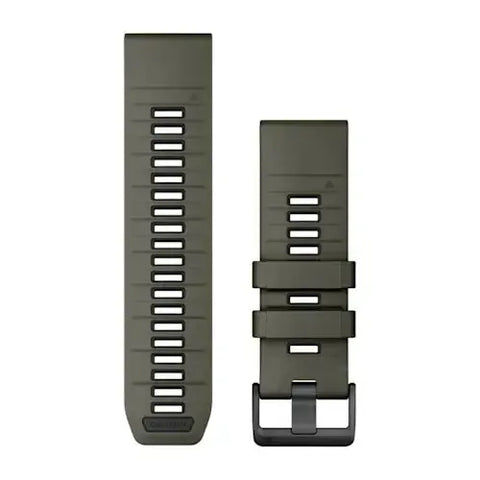 Garmin QuickFit 26 - Olive Drab/Black Silicone Band