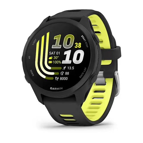 Garmin Forerunner 170 Smartwatch - Black with Black/Amp Yellow Band