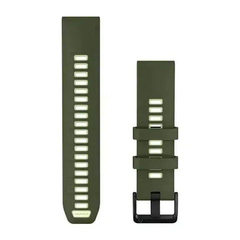 Garmin QuickFit 22 - Olive Drab/Citron Silicone Band