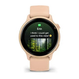 Garmin Vivoactive 6 - Metallic Pink Dawn with Pink Dawn Band