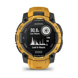 Garmin Instinct 3 – 45 mm, Solar Sunburst with sunburst/grey silicone band