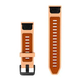 Garmin QuickFit 20 Shell Pink/Autumn Orange Silicone band