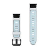 Garmin QuickFit 20 Whitestone/Ice Blue Silicone band