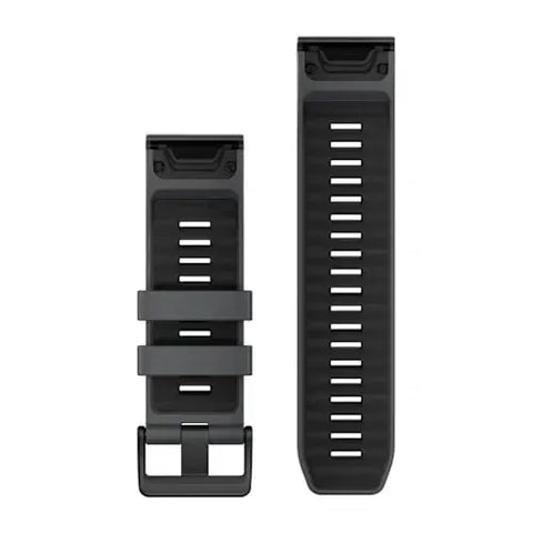Garmin QuickFit 26 - Slate gray/Black Silicone Band
