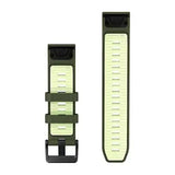 Garmin QuickFit 22 - Olive Drab/Citron Silicone Band