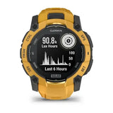 Garmin Instinct 3 – 50 mm, Solar Sunburst with sunburst/grey silicone band