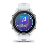 Garmin Forerunner 170 Music Smartwatch - Whitestone with Whitestone/Cloud Blue Band