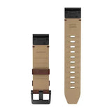 Garmin QuickFit 22 - Wallnut Leather Band