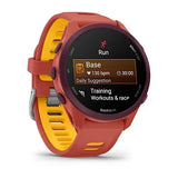 Garmin Forerunner 170 Music Smartwatch - Red Pink with Red Pink/Mango Band