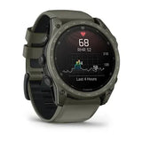 Garmin Tactix 8 - 51 mm AMOLED, Cerakote Coating - Olive Drab - Inc.Applied Ballistics Ultralight Solver - Olive Drab