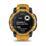 Garmin Instinct 3 – 45 mm, Solar Sunburst with sunburst/grey silicone band