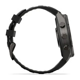 Garmin fenix 9 Pro InReach  - 47mm - Carbon Gray DLC Titanium with Black/Pebble Gray Silicone Band