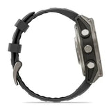 Garmin fenix 8 Pro - 47mm AMOLED Sapphire Titanium with Graphite/black silicone band