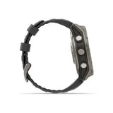 Garmin fenix 8 Pro - 51mm AMOLED Sapphire Titanium with Graphite/black silicone band