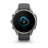 Garmin fenix 9 Pro - 47mm - Titanium with Graphite/Black Silicone Band
