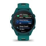 Garmin Forerunner 170 Music Smartwatch - Teal Green with Teal Green/Citron Band