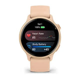 Garmin Vivoactive 6 - Metallic Pink Dawn with Pink Dawn Band