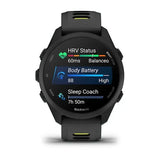 Garmin Forerunner 170 Music Smartwatch - Black with Black/Amp Yellow Band