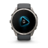 Garmin fenix 9 Pro - 51mm - Titanium with Graphite/Black Silicone Band