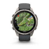 Garmin fenix 9 Pro - 47mm - Titanium with Graphite/Black Silicone Band