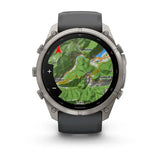 Garmin fenix 9 Pro - 51mm - Titanium with Graphite/Black Silicone Band