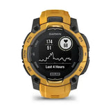Garmin Instinct 3 – 45 mm, Solar Sunburst with sunburst/grey silicone band