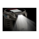 Garmin fenix 9 - 43mm - Titanium with Pebble Gray Silicone Band