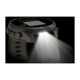 Garmin fenix 9 Pro Solar - 47mm - Titanium with Pebble Gray Silicone Band