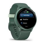 Garmin Vivoactive 6 - Metallic Jasper Green with Jasper Green Band