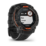 Garmin Instinct 3 - 45 mm Solar - Black w/ Black Silicone Band