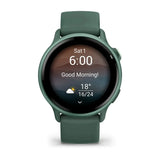 Garmin Vivoactive 6 - Metallic Jasper Green with Jasper Green Band