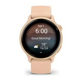 Garmin Vivoactive 6 - Metallic Pink Dawn with Pink Dawn Band