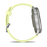 Garmin Venu 4 - 45mm - Silver with Citron Silicone band